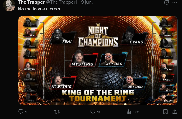 The_Trapper1's tweet photo. @LuigiWrestling Lo admito señores, es mi culpa, no debi enviarle esto a Triple Narices https://t.co/Dw6HCKPOWJ