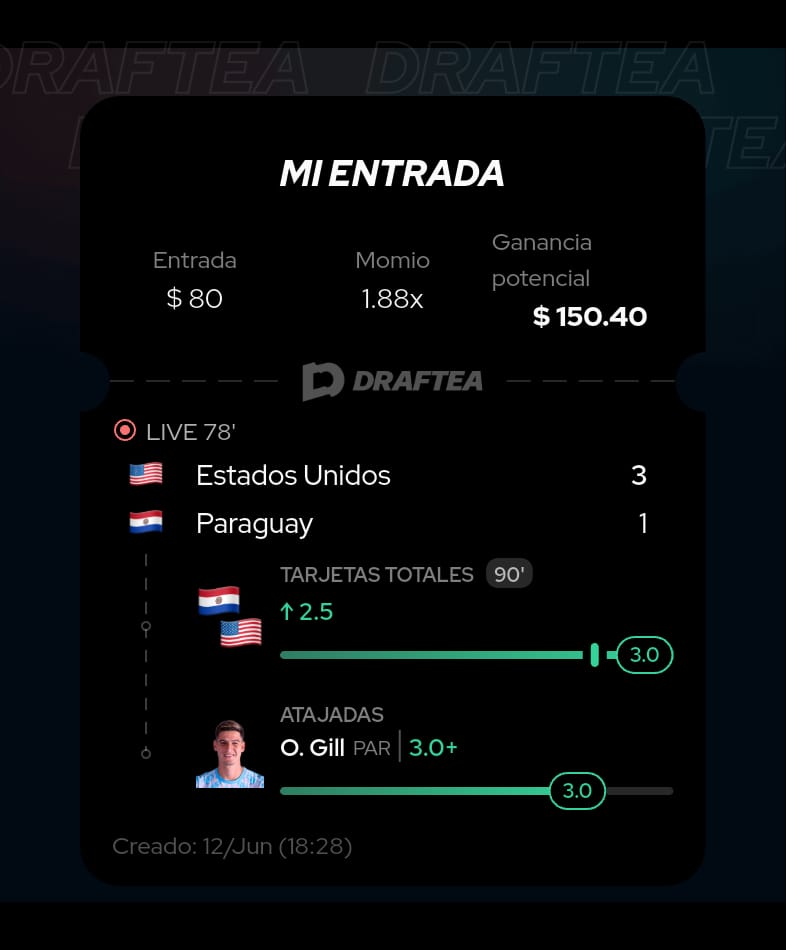 JuanCuaucli's tweet photo. @BernardoPicks @AguilaPick A cobrar y esperar remates a portería de selección Alemana, gracias @BernardoPicks @AguilaPick son los mejores 😎✅✅ https://t.co/YxO8hk7q1V