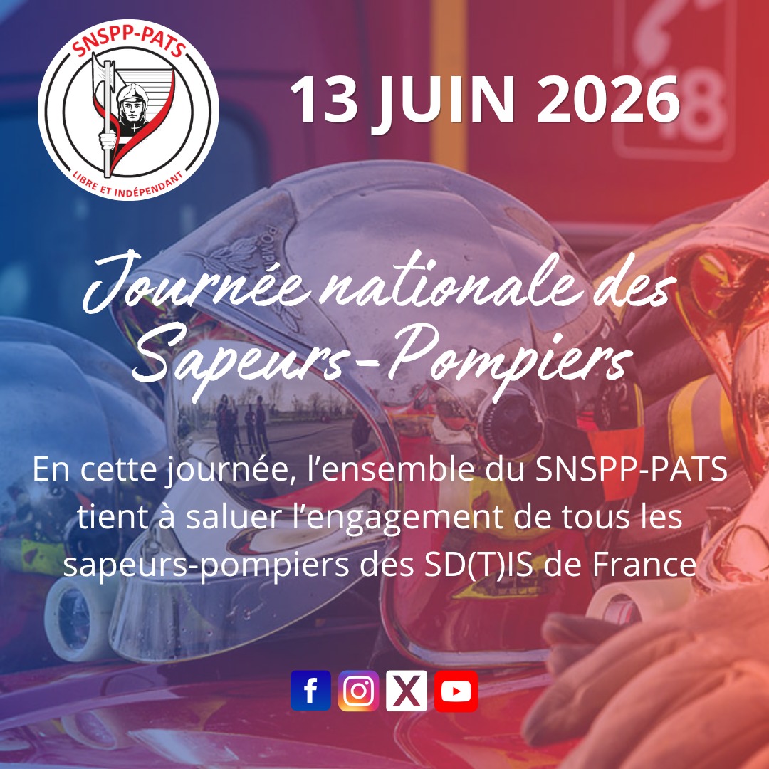 SNSPP_PATS's tweet photo. #sapeurspompiers 🔥 Journée nationale 2026 🔥 https://t.co/MVxsAg15Vh