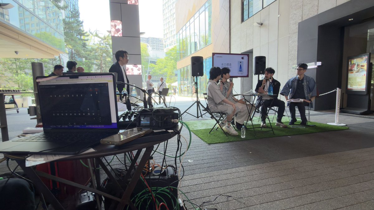PLAYSTUDIO_Info's tweet photo. 本日は、#satonoka イベントにて、出張配信を行ってます。

イベントは下記にてご覧ください。
https://t.co/gfJ7e46tM7

#THECRAFTSAKE
#お酒
#渋谷キャスト
#satonoka
#ぼくたちのあそびば
#高橋健介
#ゆうたろう
#出張配信 https://t.co/1FXOCmBe0L
