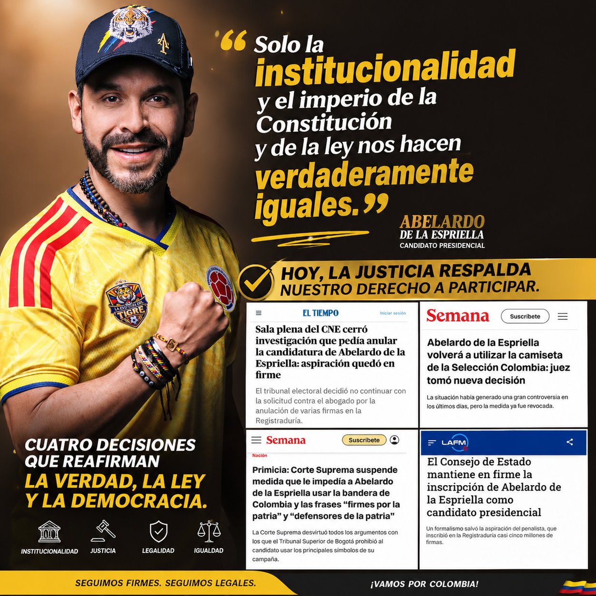 StefyFA's tweet photo. Gracias presidente @ABDELAESPRIELLA Usted ha vuelto a dignificar nuestra hermosa constitución. https://t.co/42D4FSlomV