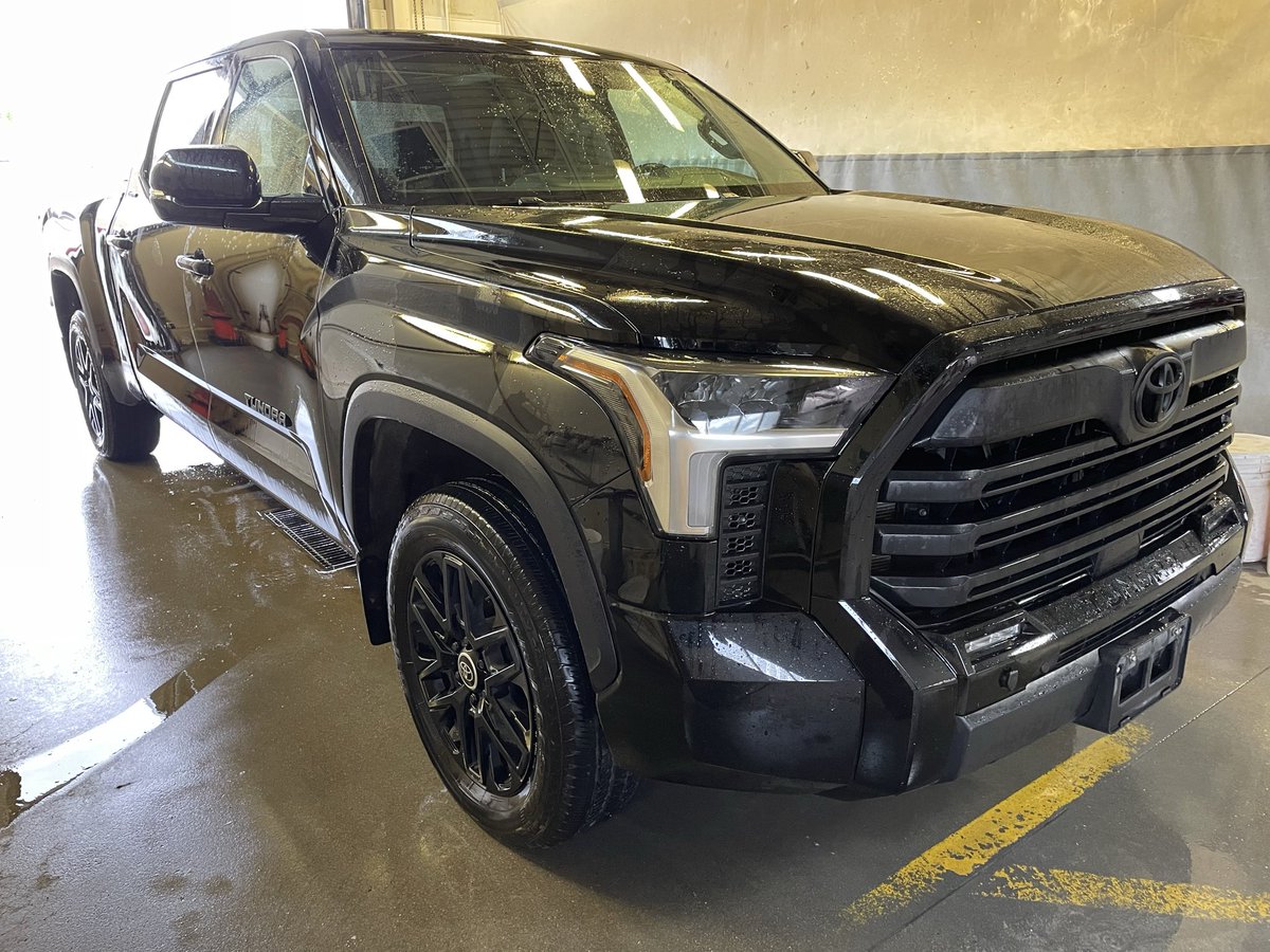 CarterTheCarGuy's tweet photo. *FOR SALE* Black 2024 Toyota Tundra CrewMax Limited 4X4 at McPhillips Toyota In Winnipeg! 

2425 McPhillips Street 📍 

Mileage 54,240KM’S. Price Only $62,999 Plus Taxes (No Hidden Fees). Financing Available!

Stock X417562A
Dealer Permit #0805

📱Contact Carter At: 204 390-0351 https://t.co/463u7o0PDz