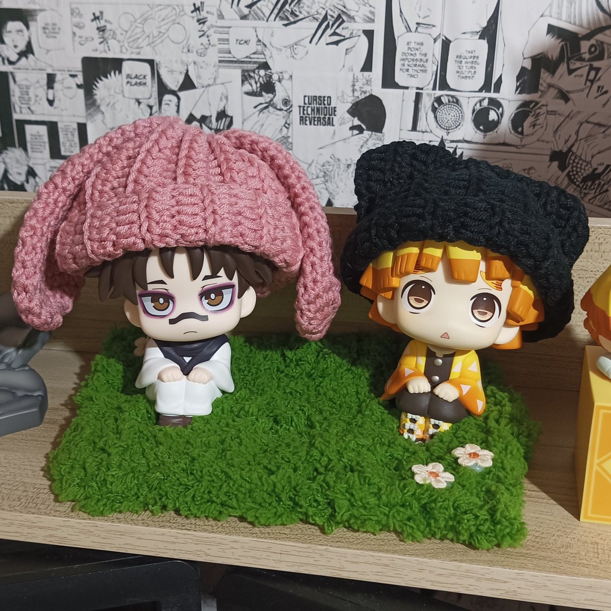 giaramartinez's tweet photo. 𐔌՞ ܸ.ˬ.ܸ՞𐦯 flexin' their new hats 𐔌՞ ܸ.ˬ.ܸ՞𐦯

#CHOSO #ZENITSU #JJK #KNY https://t.co/IRRcTw97w2