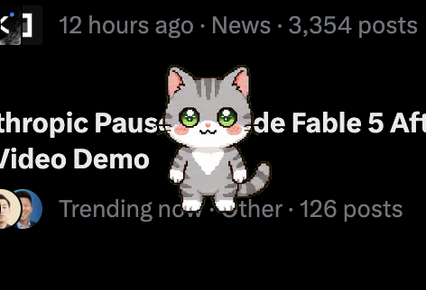 danielendara's tweet photo. This is Timmy, our cat.  We got this great picture of him interrupting an exciting game of monopoly. With a little help of @Grok Imagine... we "chibify" that picture. Then with @OpenAI Codex, used that image to make him my always on virtual companion for fun AI sessions... 
#CatsLovers #CodexPet #AI #GrokImagine