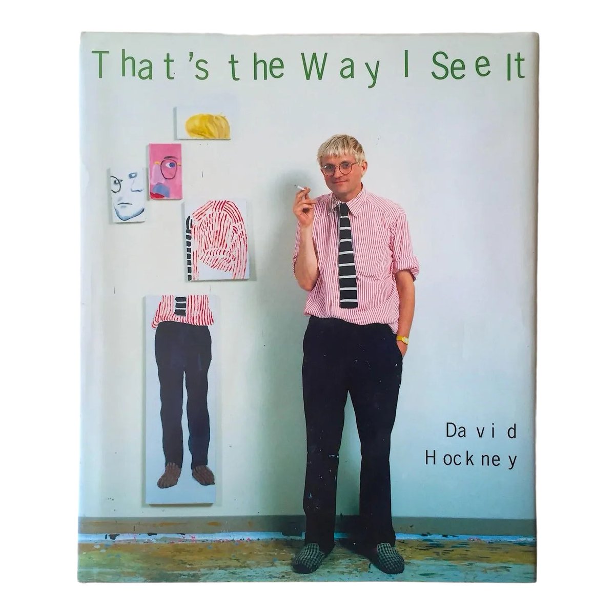 TataLovesArt2's tweet photo. Taehyung's IG story honoring David Hockney, who passed away on June 11. David Hockney was an English painter, stage designer and photographer. As an important contributor to the pop art movement of the 1960s, he is considered one of the most influential British artists of the 20th and 21st centuries.

The image is from That's the Way I See It, a book by artist David Hockney, published in 1993, that serves as an autobiography and exploration of his artistic philosophy, covering his work in painting, photography, and digital art, and his theories on perception and representation.