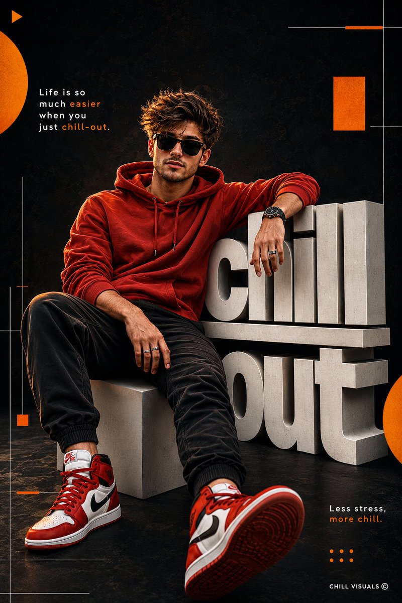 Urban Streetwear Fashion Poster