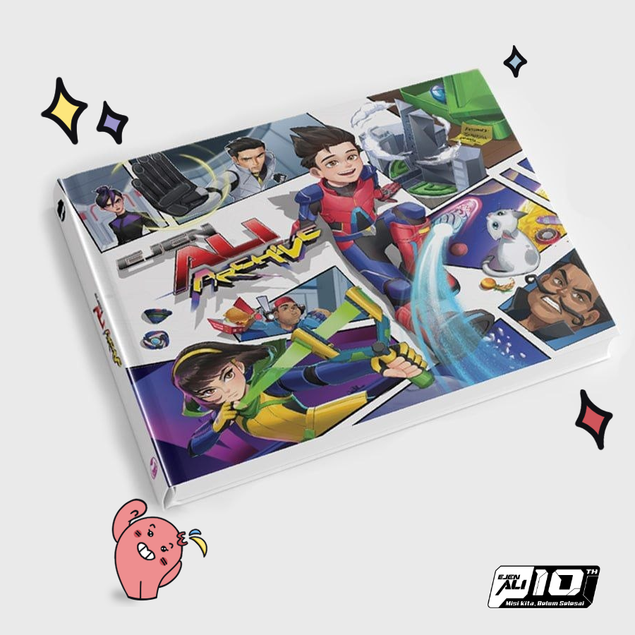 ejen_ali's tweet photo. 📢 Ejens! 📢

Siapa lagi yang belum dapatkan Artbook Ejen Ali Archive? 👀
Ali dah ada 🙌✨️, korang bila lagi~ 😎

https://t.co/d4ZyxFgX1H
Bertindak Segera! 🤜💥🤛
#ejenali https://t.co/CtnLAWGYKN