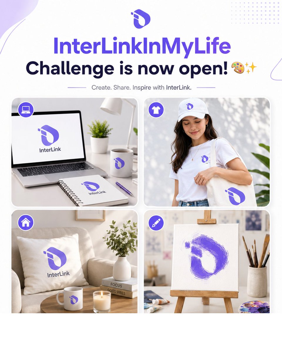 reina_itl's tweet photo. InterLink In My Life Challenge is now open! 🎨✨

All Ambassadors, Linkers are encouraged to produce creative content, including images and videos, featuring the official InterLink logo. These creations  can be submitted through the system to earn rewards.  

1. Requirement 

When joining the challenge, use 3 hashtags:
#InterLinkInMyLife #YourID #ReferralID
#YourID = Your InterLink ID
#ReferralID = The ID of the person who invited you

Example:
If your ID is 02453 and the person who invited you has ID 12532, use:
#InterLinkInMyLife #02453 #12532

If you invite someone else, ask them to use your ID as their Referral ID.

This helps the system track referrals. If you or your referred participant wins a reward, the referral bonus can be counted correctly.

2. Referral Reward Mechanism  
How It Works 
- All Ambassadors, Linkers are encouraged to invite external communities to  participate by creating and sharing images or videos featuring the official InterLink logo.  

- Social media platforms: X, Facebook, TikTok, and Instagram.  

- No limit to the number of people an Ambassador can invite. The more qualified participants you successfully refer, the greater your 
opportunity to earn additional rewards. 

3. Reward 🏆
- Total Reward Pool: $200
- Top 10 Most Impressive Images/Videos: $20 each
- Referral Bonus: Receive $10 if you or your referred participant qualifies for and receives a reward
- ACS Bonus: Receive 0.1 ACS for each valid participant you successfully refer

⏰Deadline: June 17, 2026

💡Tips: The more realistic and everyday-life your image looks, the more attention it will get.