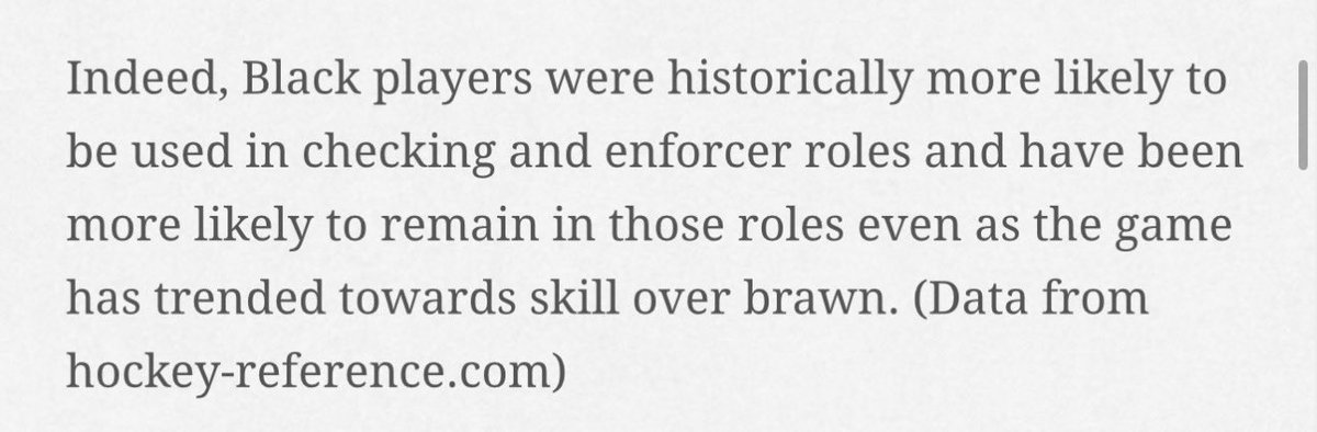 ghostiesdagger's tweet photo. @transshollander THIS!! they’d be so many conversations by hockey people to jj and they’d all carry heavy racial baggage, making him be forced to be aggressive because they think thats the box that want to force them to be in an enforcer/defensive role. https://t.co/QzdAM5Y624