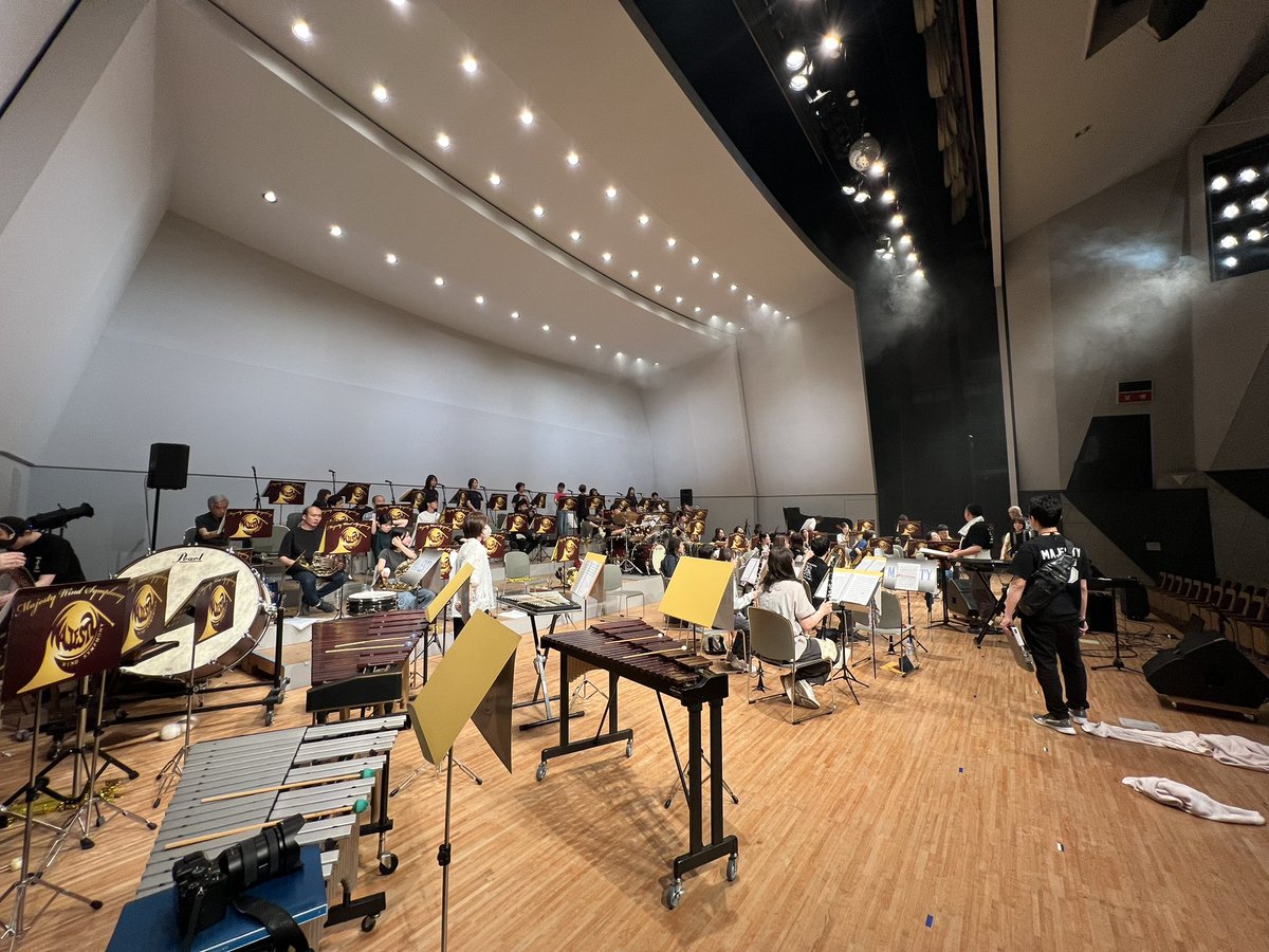majesty_wind's tweet photo. 合奏が始まりました🎷
長丁場になりますが頑張ります！ https://t.co/dmgY2BRwAl