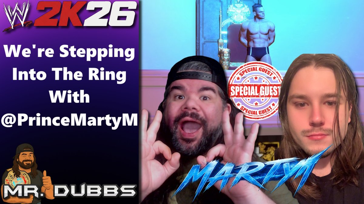 MrDubbs86's tweet photo. 1 on 1 Interview With Legendary Arena Creator  @PrinceMartyM  | WWE 2K26

YouTube-https://t.co/azuv0SXiE7

Here's the video of just our interview up on the channel now! Click the link above and check it out!

#WWE2K26 #WWEGames #WWE2K https://t.co/rRAnARRiY3