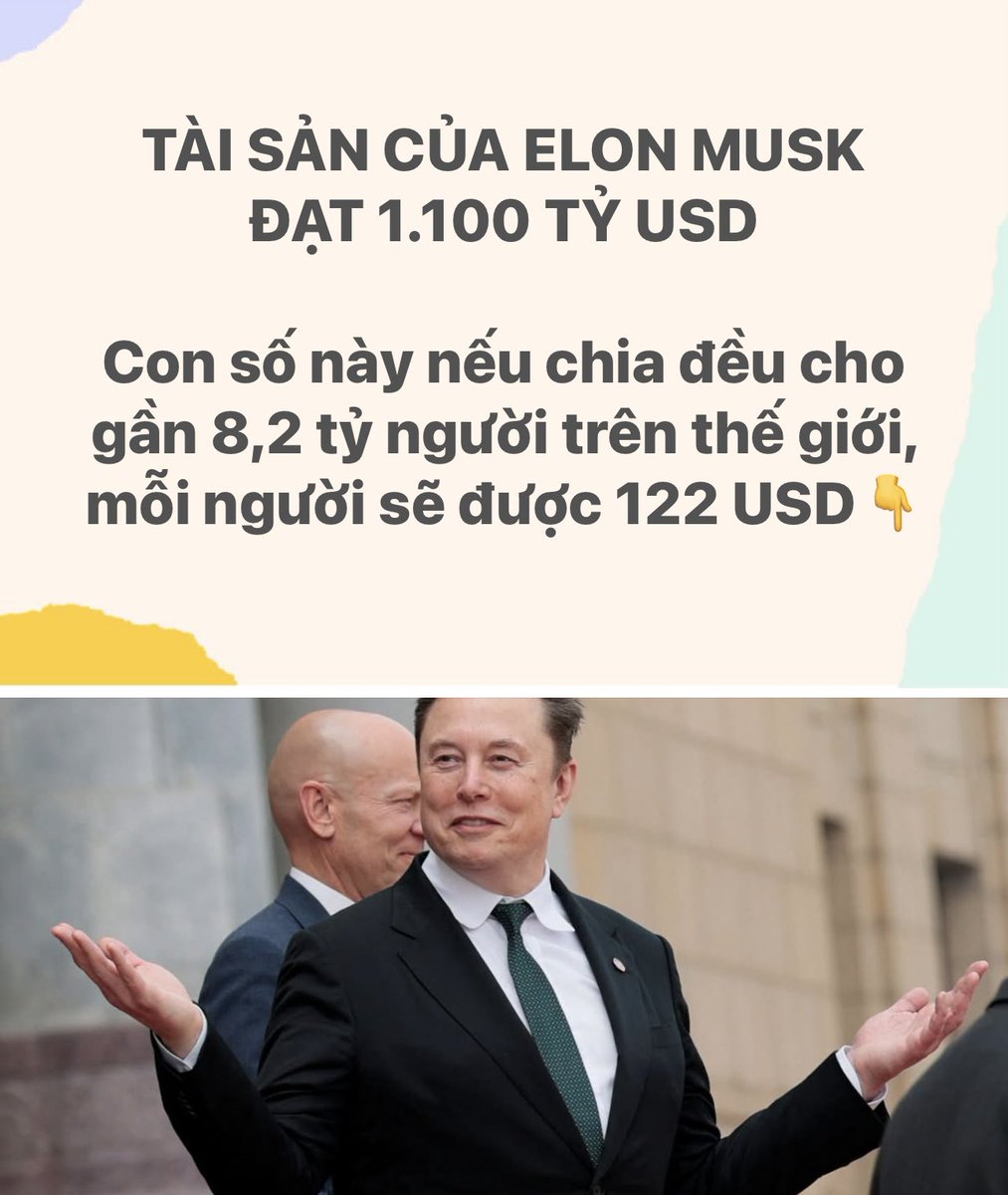 vuvantuan1306's tweet photo. Anh Musk chia cho e 1 USD để em đi ăn trưa với https://t.co/98gwedxIYL