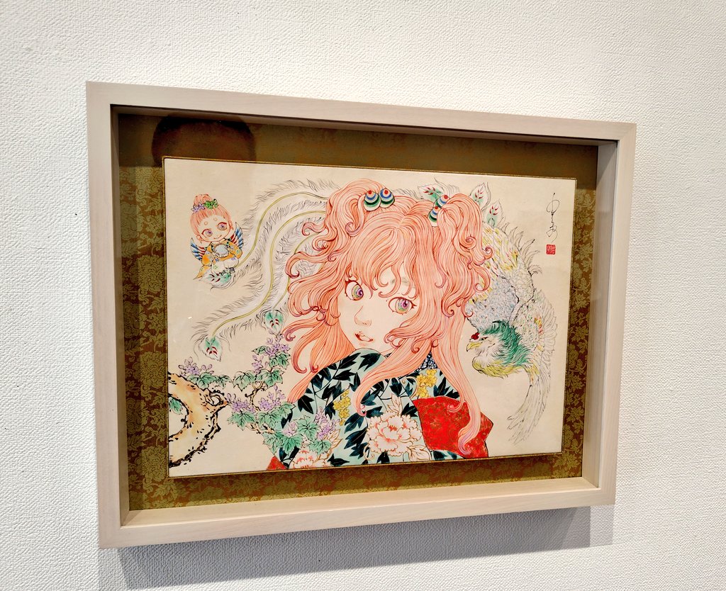 angeldust555's tweet photo. 中園ゆう子さん個展『たまゆらトラベラー』@ GalleryFieldへ。たくさん拝見出来て見応えありました。お気に入りの作品をいくつか。あとミニ原画全部可愛らしくて素敵だった。中園さんともたくさんお話し出来てとても楽しかったです。ありがとうございました。 https://t.co/kPPyixRYua