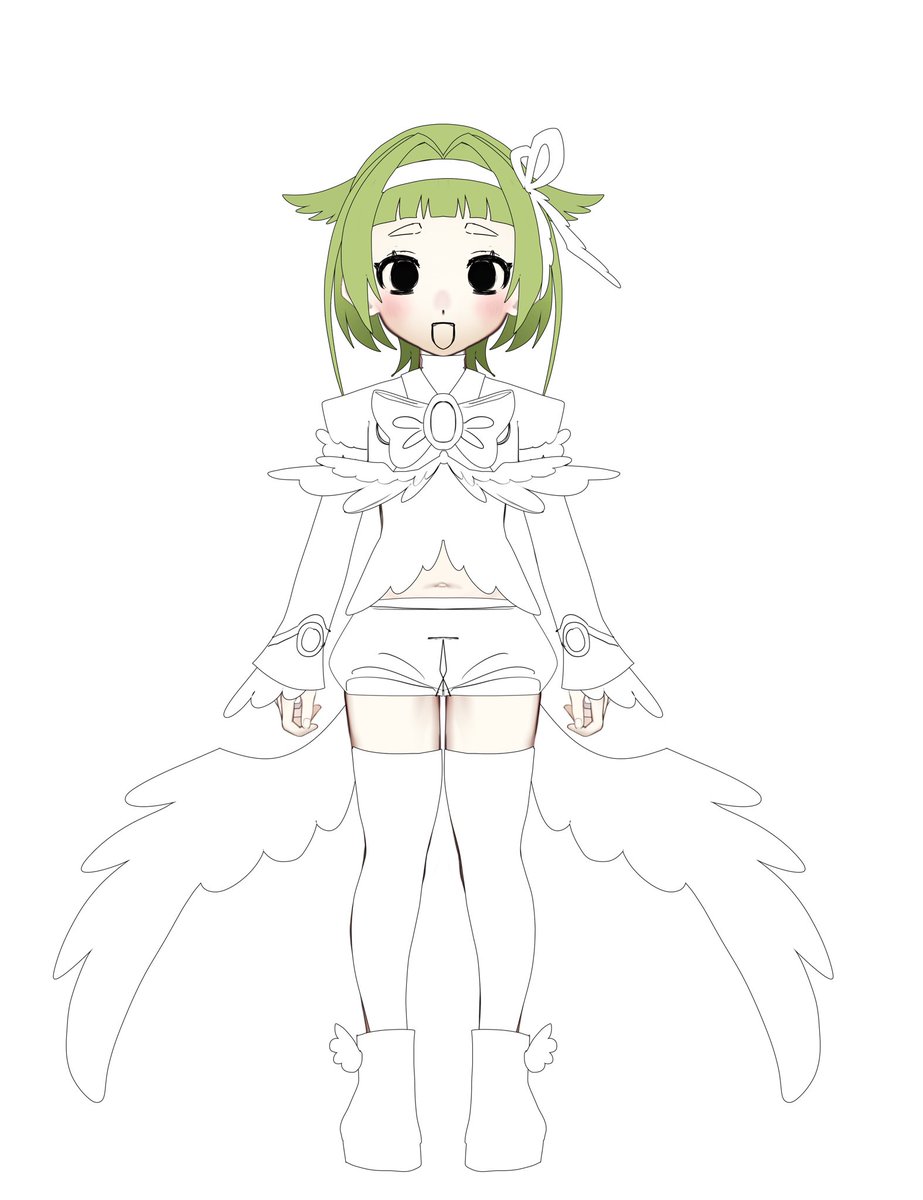 bermuda_muda's tweet photo. design WIP for a mystery client... hehe he's so cute so far...! https://t.co/S7T67HY8ZE