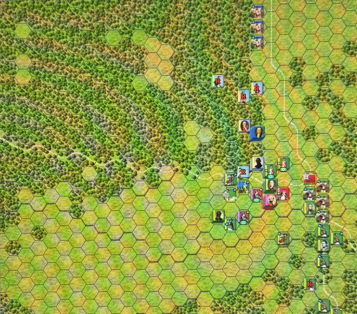 olivierbianchi1's tweet photo. Scénario : la bataille de Hobkirk’s Hill, le 25 avril 1781 en Caroline du Sud. Les troupes américaines du major général Nathanael Greene se voient  attaquées par les hommes du brigadier général Francis Rawdon, jouées par @JeuxStrategies. ⤵️ https://t.co/5zMbun53wj