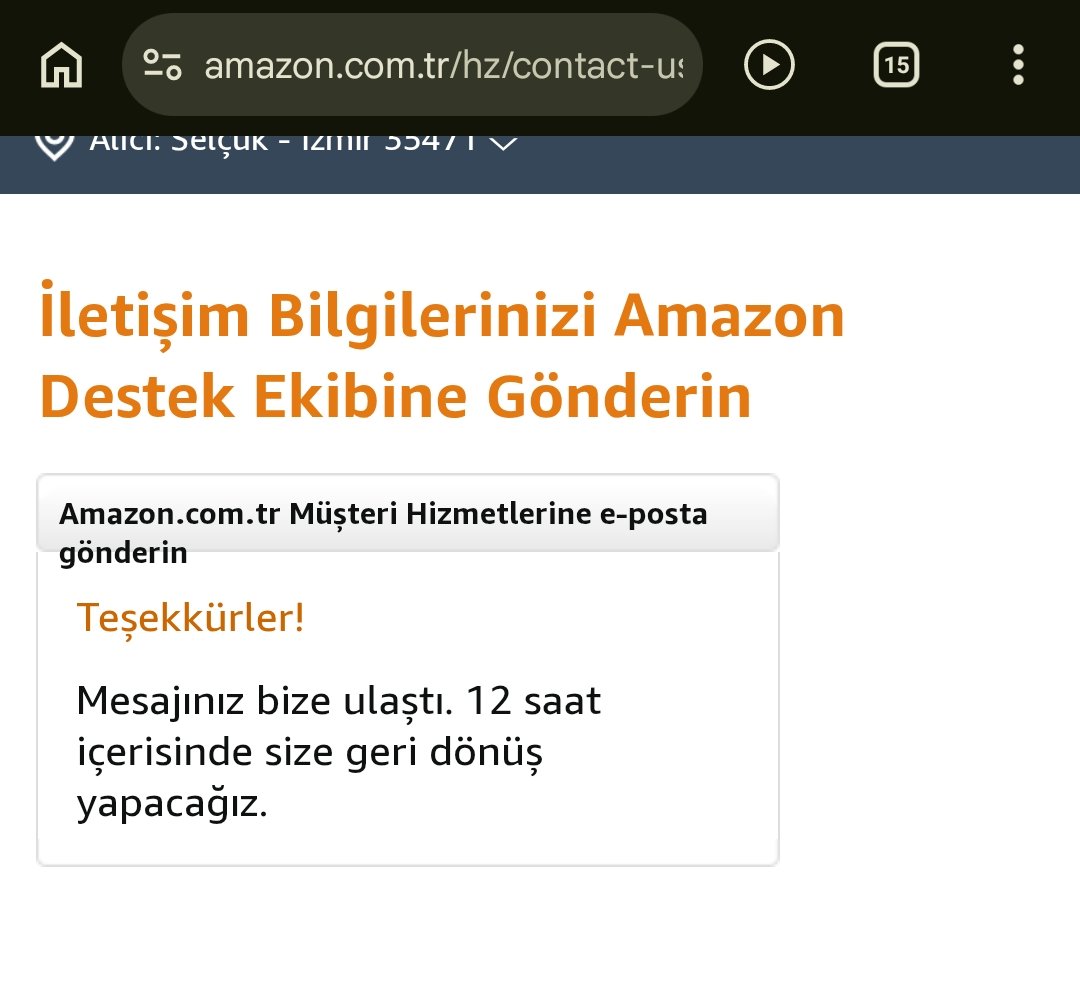 selcuk_atas's tweet photo. @AmazonHelp Hep aynı cevap, 10 gündür aynı cevabı alıyorum. Ama sorunum çözülmüyor @AmazonHelp https://t.co/VTcqK6nQf2