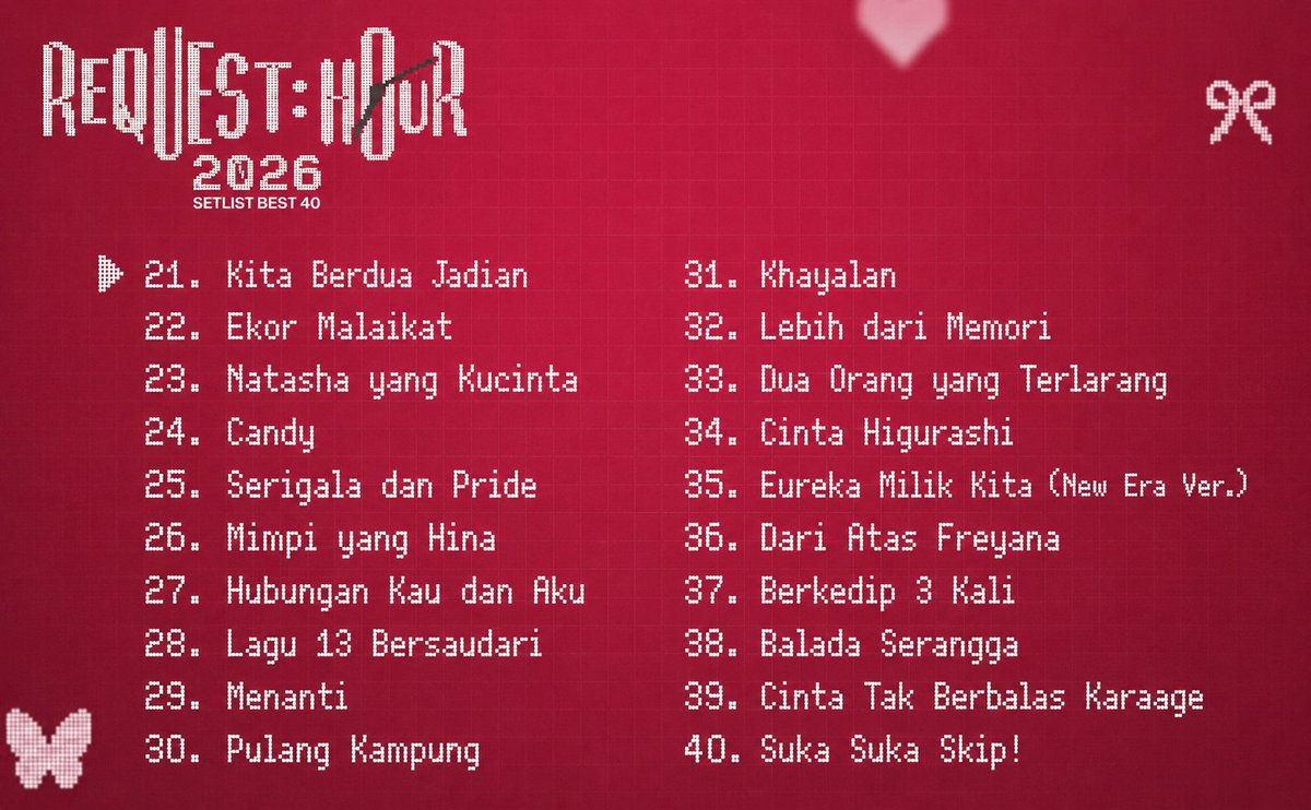 vvotanet's tweet photo. Apakah lagu favorit atau vote kalian masuk di Top 21-40? ▶️
https://t.co/pSX8SUP9qi