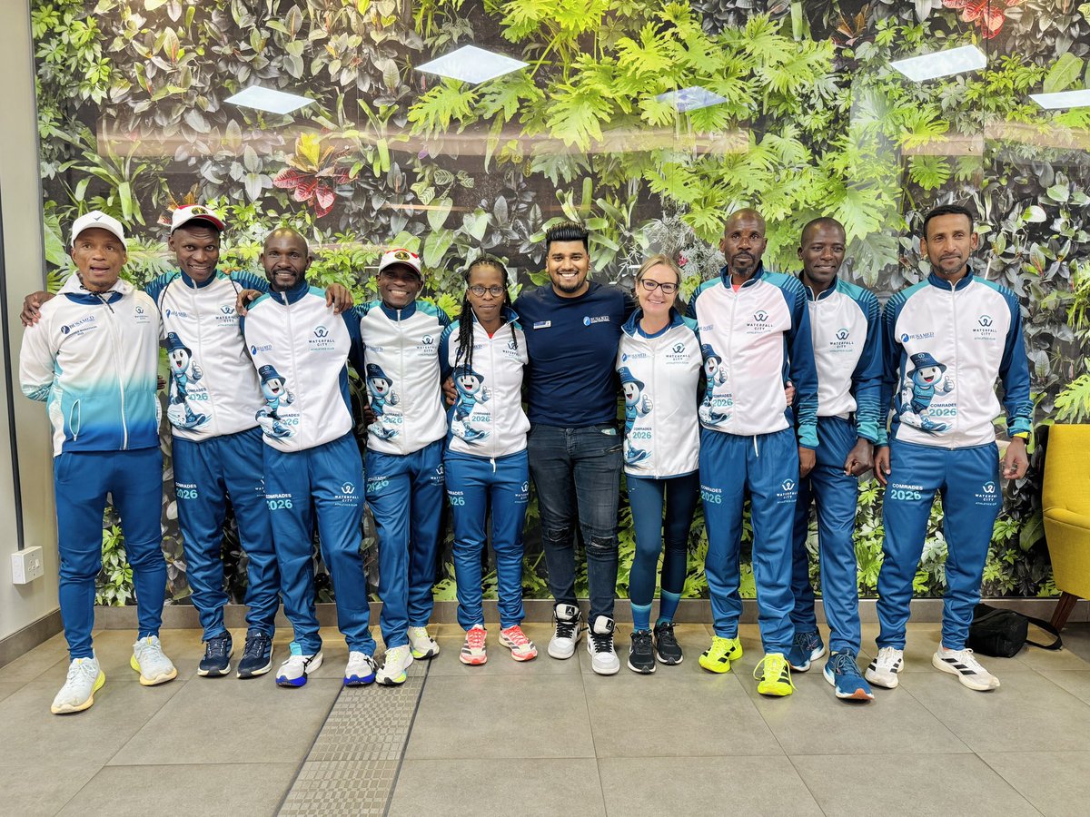 waterfallcityac's tweet photo. Thank You, Busamed Gateway 💙

A heartfelt thank you to the incredible team at Busamed Gateway Hospital for taking care of our athletes and elite team with pre-race strapping ahead of the 2026 Comrades Marathon.

Your support and commitment to athlete wellness play an important role in helping our runners arrive at the start line ready and confident.

We are grateful for your partnership and for investing in the success of our BlueWave family. 🌊💙✨

#WCAC
#BlueWave
#Comrades2026
#ReaKitima