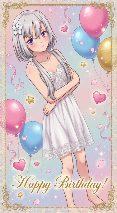 どれがいいかな? Xは誕生日に風船が上がるから指定するとすなるって事ね #塩崎鈴夢誕生祭2026 #塩崎鈴夢生誕祭2026 #アサルトリリィ_FA