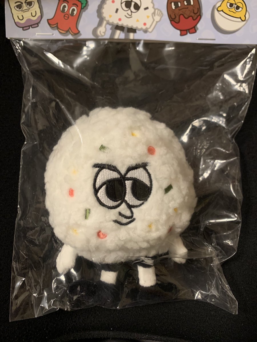 usachiman's tweet photo. この間トラステ行って追い米ンチしたの！
あえてまる〜いおにぎり連れて帰ってきた🍙 https://t.co/PEaLvIbOli