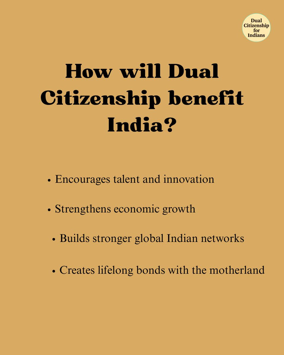 DualCitizenIND's tweet photo. @ryanmauro एक हस्ताक्षर, करोड़ों भारतीयों के सपनों और उम्मीदों का आधार❗

Join Today, Be Part of the Change Tomorrow.

Sign The Petition Now.
https://t.co/yve8IDiyNs

#DualCitizenshipforIndians #GlobalIndian https://t.co/G5C3A1jOy5