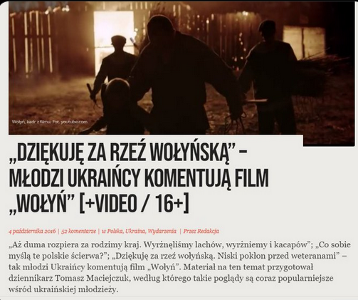 oOOobywatel's tweet photo. @tvp_info @KGawkowski @AlexPawlicka Gawkowski przeczytaj to 
jak ukraincy cieszą się na myśl o Wołyniu https://t.co/SVtmIDvAoW