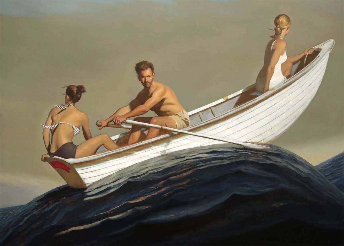 KapitanKenguru's tweet photo. Art by Bo Bartlett (USA) https://t.co/4oEWNrYJx8