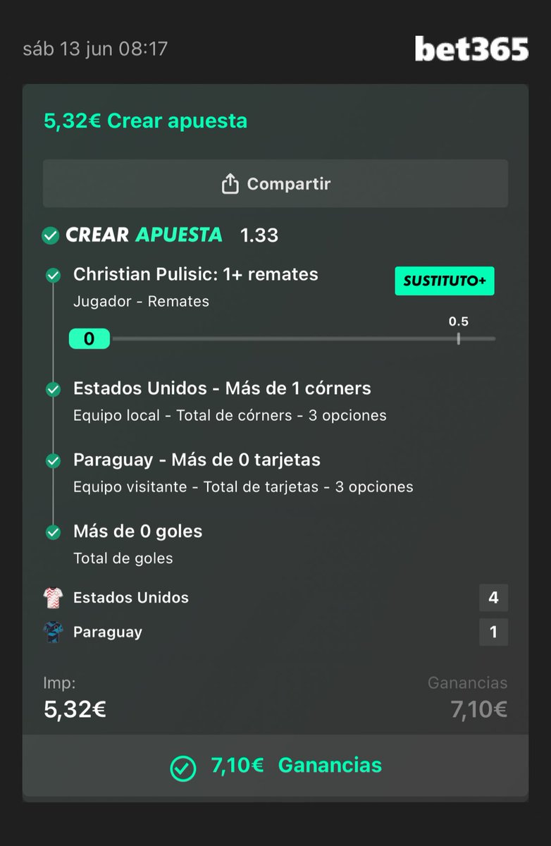 RETOMUNDIAL1's tweet photo. Buenos días mi gente, ya vamos 4/4 y gracias a la opción de sustituto esta fue verde!!!. A lo largo del día subiré la del@próximo partido https://t.co/qHr3BUttB9