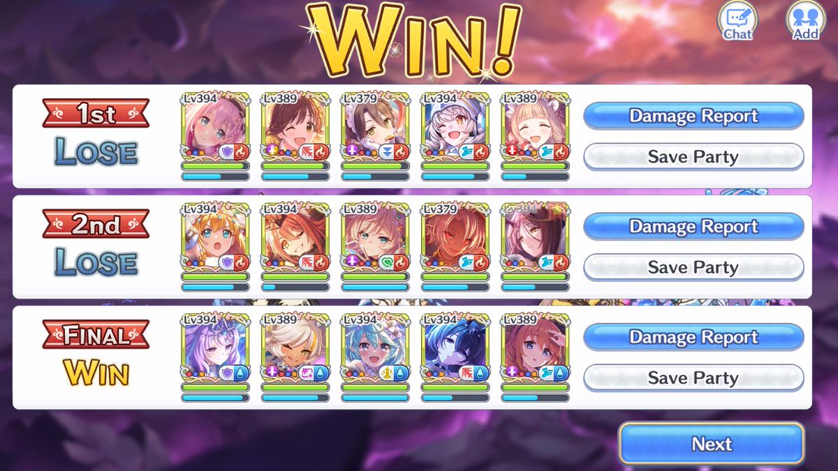 LodgeHunters's tweet photo. I finished Elpis EXTREME mode on Priconne, was quite the challenge on the last boss.

The first team is something I came up with and it somehow worked quite well despite Wyrm being only 3 stars lol. Mio replacing XLyrael continues to be a huge W on my end. https://t.co/2j9d8oCLWa