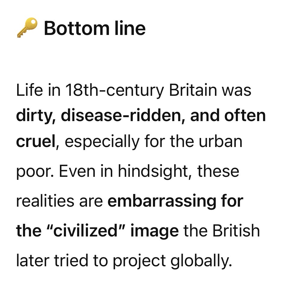 MyselfLiberal's tweet photo. @Billyp444__ @sacredrain Your Londoner fore-fathers would take a shit in the living room, and casually throw the produce over the window into the streets. It was the loot from India that civilized them. The process is incomplete. You still need Indians to civilize you. https://t.co/0n8Ds03NrR