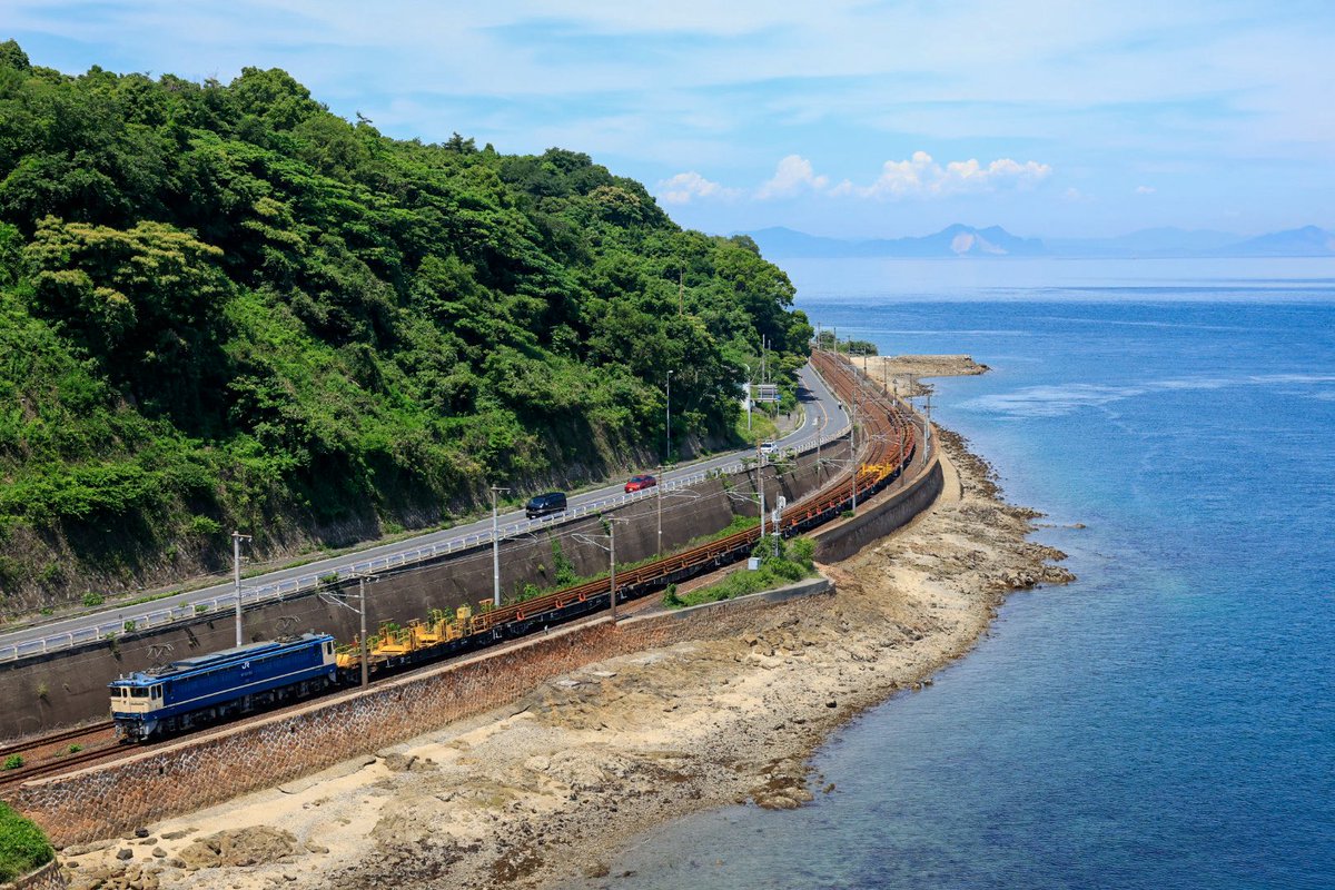 tokur_en's tweet photo. 2026.06.13（土）
工8561
下関転回工臨
EF65 1133［関］+ロンチキ
便乗ありがとうございました♪ https://t.co/UOLPaDLvqp