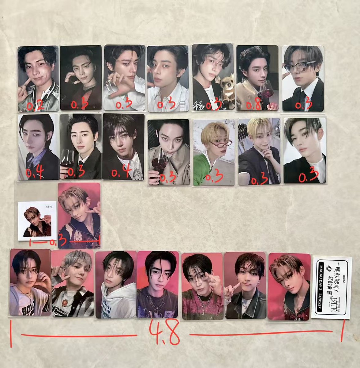 hoonjay23's tweet photo. ENHYPEN 포카 분양
shipping0.2
Price:Total price of the picture is 3.1
enhypen wts enhypen photocard  
photocard sell #심재윤 #JAKE #엔하이픈_제이크 #엔하이픈   #희승 #HEESEUNG #제이 #종성 #JAY #성훈 #SUNGHOON #선우 #SUNOO #정원 #JUNGWON #니키 #NI_KI #엔하이픈 #ENHYPEN https://t.co/XoktHUgLXI