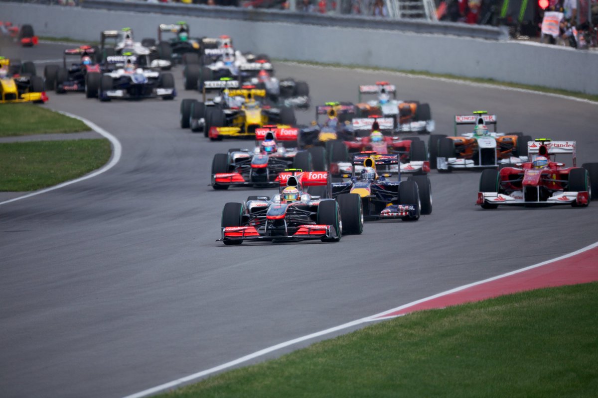 MsportXtra's tweet photo. #F1 #OnThisDay, June 13th 2010. Tyremanagement was key at the #CanadianGP , which saw @McLarenF1 taking a 1-2 finish with polesitter @LewisHamilton and @JensonButton . @alo_oficial finished 3rd for @ScuderiaFerrari . https://t.co/gK27b2XJbi #MsportXtra https://t.co/j9YYMFx7bD
