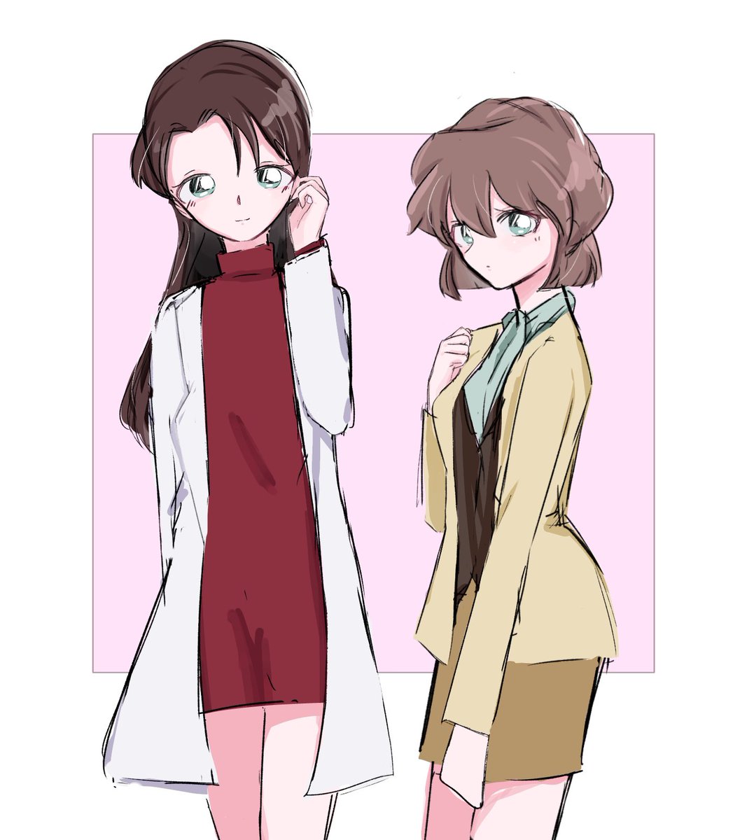 5ma_omame's tweet photo. 宮野姉妹 お洋服交換 https://t.co/RiDpaND29M