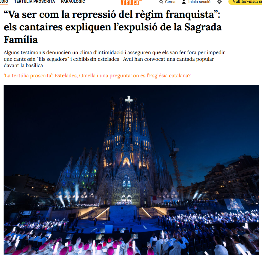 ProfTorra's tweet photo. Hem tornat als temps de la dictadura franquista.
Si és que mai n'havíem sortit😨 https://t.co/msj37GTbGT