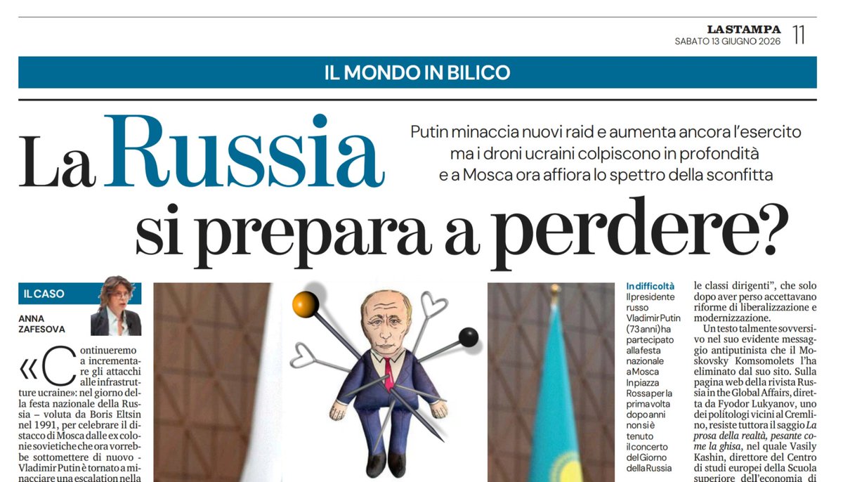MarceVann's tweet photo. Oggi da La Stampa Madame Voodoo Strabikova ci spieka che, nella casa in cui abita una stanza intera è completamente dedicata solo alle sue bambole: ne possiede moltissime, ma tutte hanno la stessa faccia. 

Indovinate di chi? 🙈

#RassegneStampaDalRincoglionitico https://t.co/3lu8p7gqjF