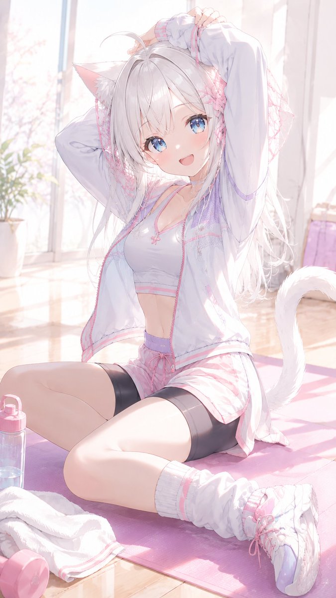 ElisieraSakura's tweet photo. Break time, nya.
A little stretch, a little sparkle, and then Milua is ready again. 🐾✨
#ELISIERA #Milua #AnimeArt https://t.co/1PdXAp63n2
