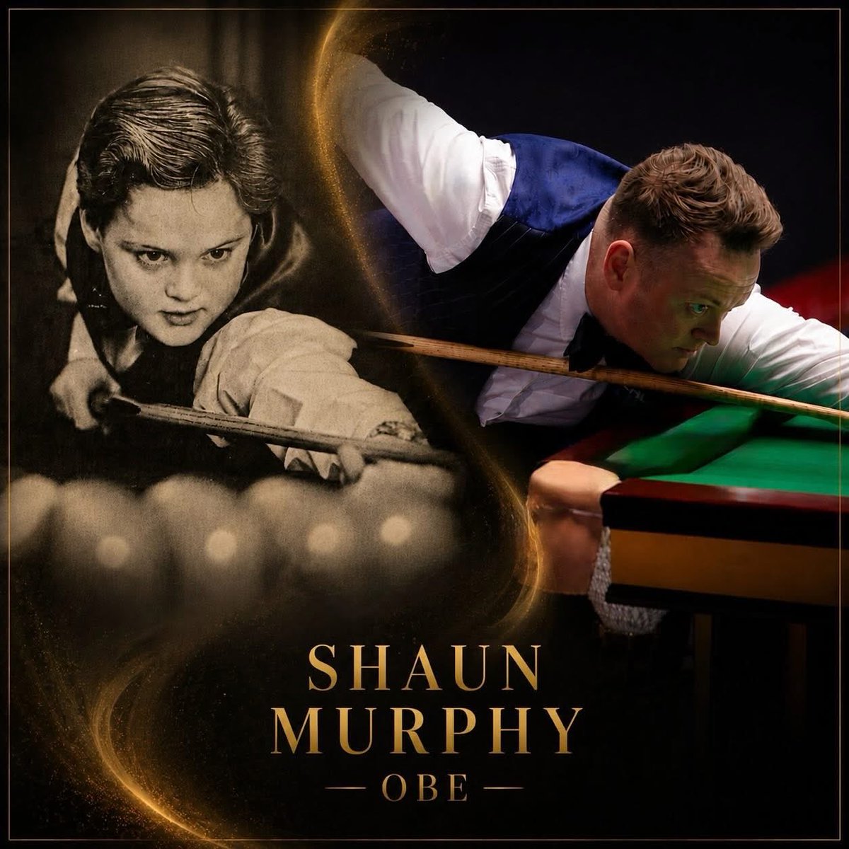 Magician147's tweet photo. I am truly honoured and humbled to receive an OBE for services to Snooker and to Charity.

Thank you to all who have been part of this journey. It is an honour I will cherish forever. https://t.co/5tPQogFiCz