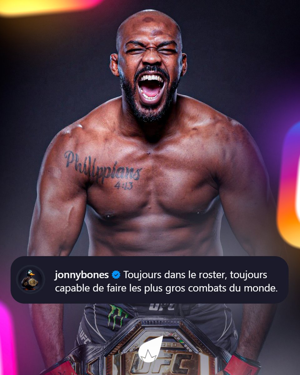 LaSueur_off's tweet photo. Jon Jones voudrait-il revenir pour prendre le gagnant de Ciryl Gane 🇫🇷 vs. Alex Pereira ? 👀 https://t.co/jys5jyTdLs