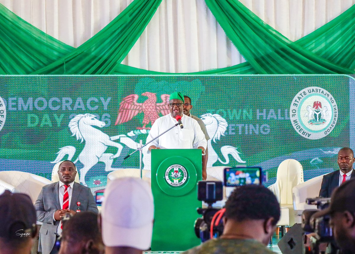 CalebMutfwang's tweet photo. Three years ago, you entrusted us with a mandate to restore hope, rebuild trust, and renew Plateau State.

Today, while challenges remain, we can point to meaningful progress: stronger security coordination, improved workers’ welfare, expanded revenue generation, investments in agriculture, mining, tourism, healthcare, education, and infrastructure, and renewed opportunities for our young people.

Democracy is not merely about elections; it is about service, accountability, and the collective determination to build a better future. Every step we have taken has been guided by the belief that Plateau can be peaceful, prosperous, and united.

I remain grateful for your trust and unwavering support. Together, we will continue the work of building a Plateau where every citizen can thrive.

The journey continues. The future is bright. The time is now.