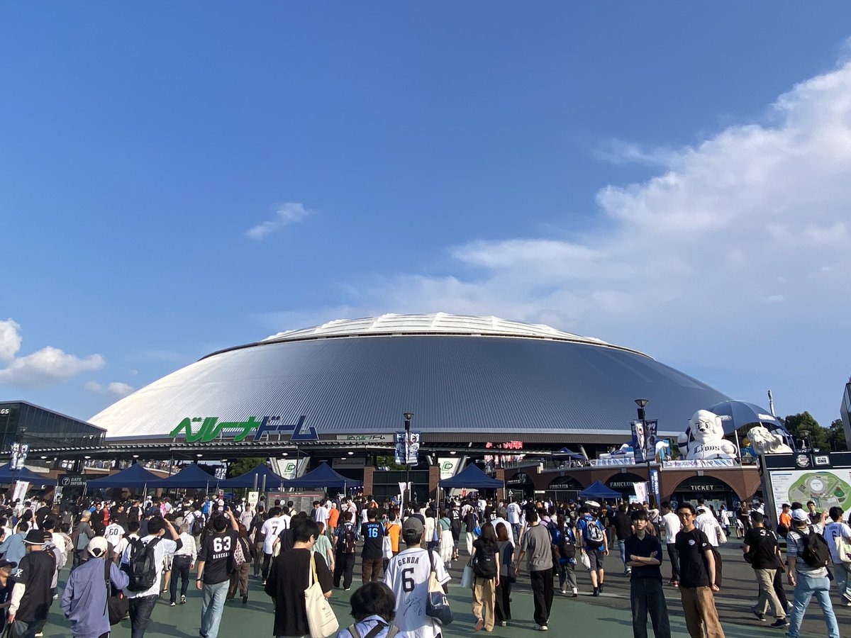 omega_seven's tweet photo. 今日はベルーナじゃ🏟️ https://t.co/Lqu5o0MQbB