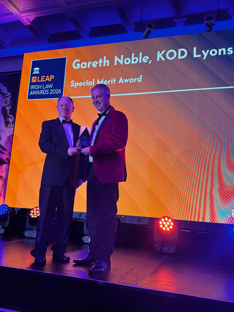 GarNob's tweet photo. A huge thanks to the judges at the Irish Law Awards last night. https://t.co/XWLLCxXSZO