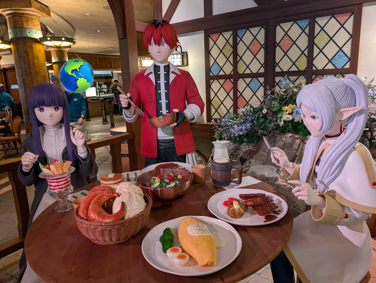 XZtfle_on08's tweet photo. 4時起きして✈️　ユニバ🌎️
フリーレンご飯食べてきた🍴
グッズも買ってしまった二万二千円😱
欲しいものが無かったので再販あるか聞いてみた…「わからないんですけど、まだ始まったばかりだから…」だって
良いさ、まだ何回も来る予定だから😁年パス便利💗
夜フリーレンのアトラク行くまでひと休み https://t.co/WYezgT3P8s