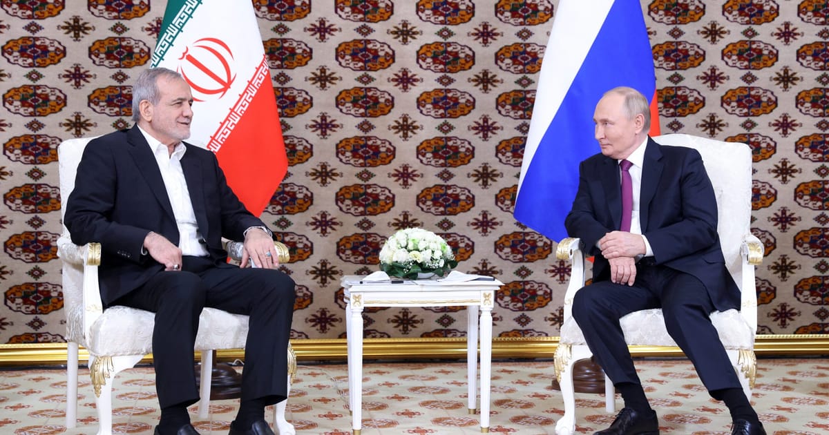 MarioNawfal's tweet photo. 🇺🇸🇮🇷 Iran's president just sent a message to Putin celebrating the growth of the Russia-Iran partnership and calling for even deeper cooperation.

The timing is hard to ignore.

As the war drags on, reports continue to circulate that Moscow has been providing Tehran with intelligence support, while both countries expand a relationship that already includes drone, missile, and military cooperation.

It's becoming increasingly clear that the Iran conflict has accelerated the shift toward a new multipolar world order.

Source: CNN, Washington Post, / Writer: Mhedi