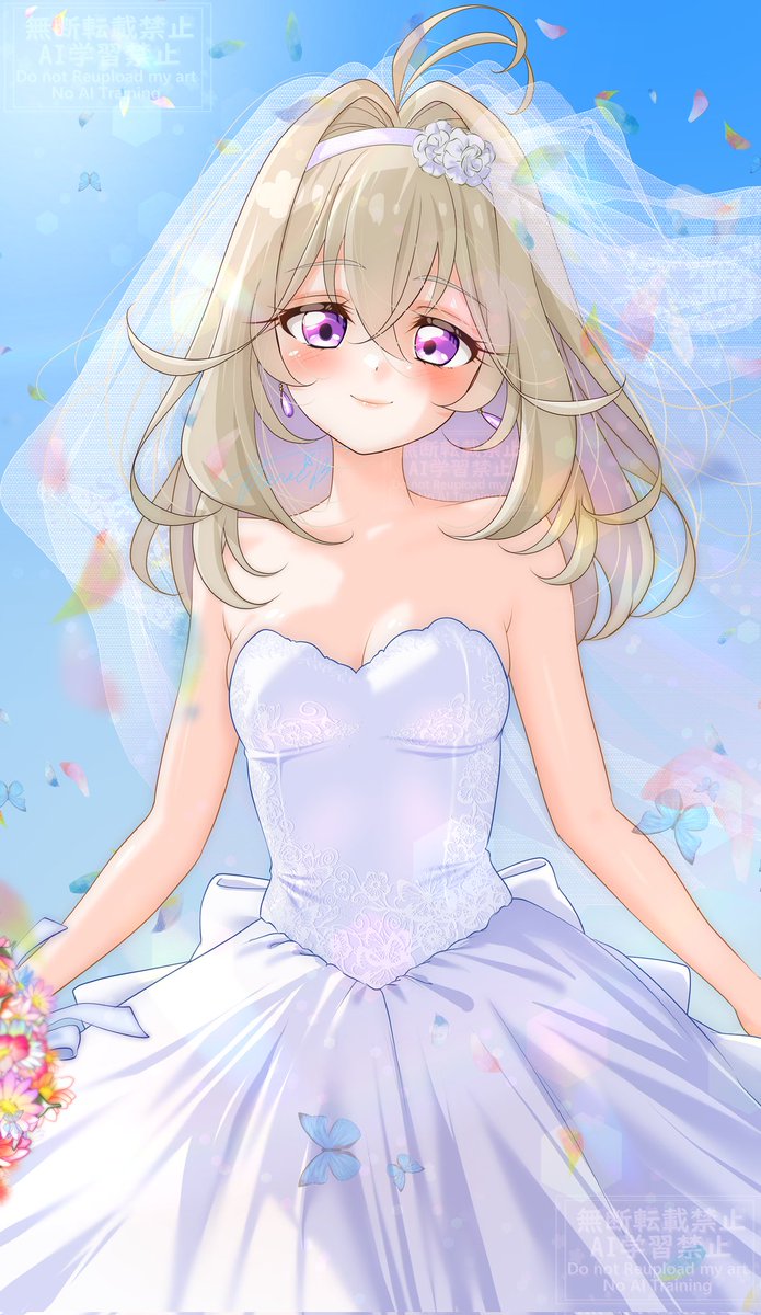 Wedding るるかちゃん✨️💐 「さあ、幸せへと誘いましょう💕 なんてね🍀」