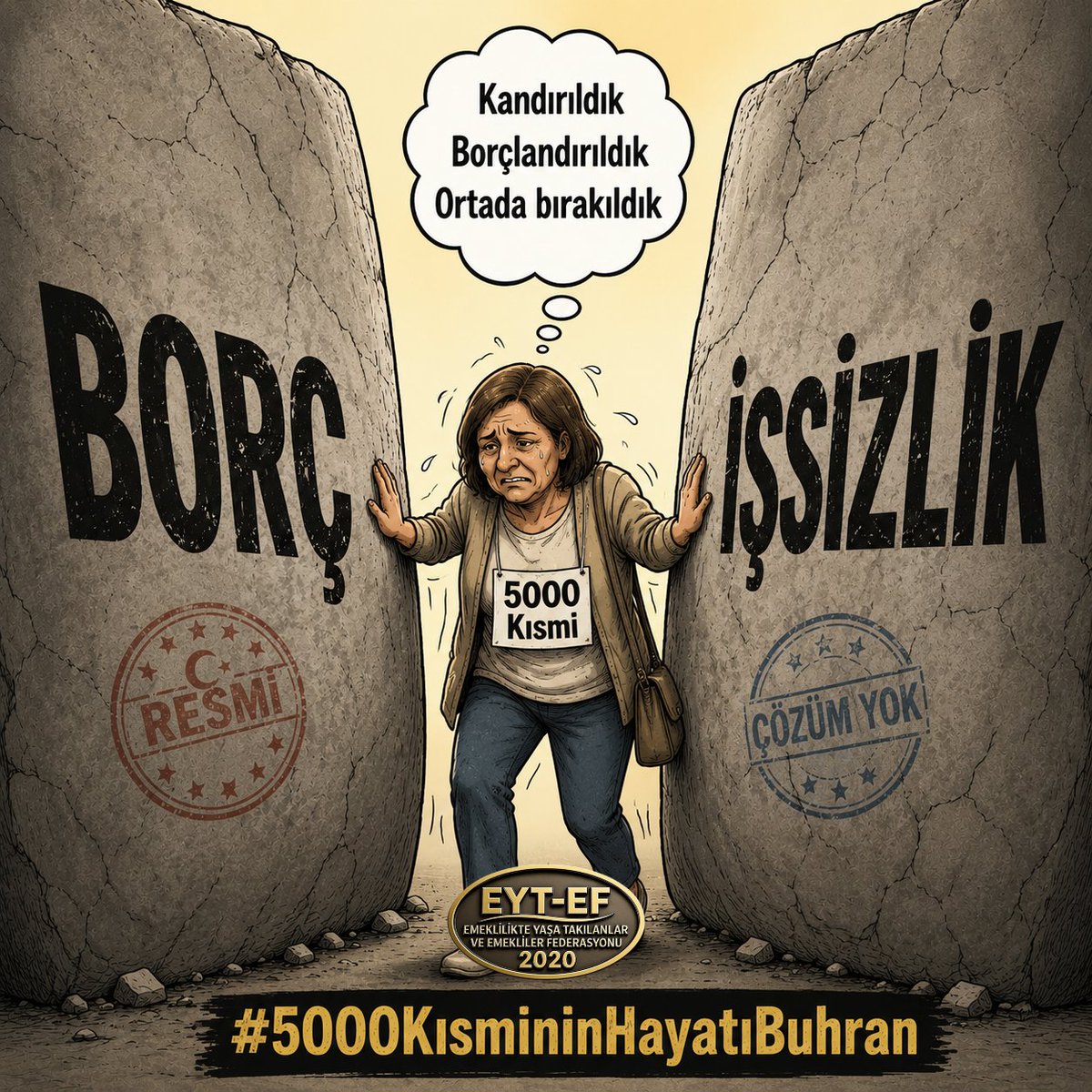 HannerNarv58903's tweet photo. Verilen sözler tutulmadı.
5000 Kısmi borçlandırılıp ortada bırakıldı, kandırıldı...
#5000KısmininHayatıBuhran
#EmeklideMutfakBuhran https://t.co/ig8yhho88H