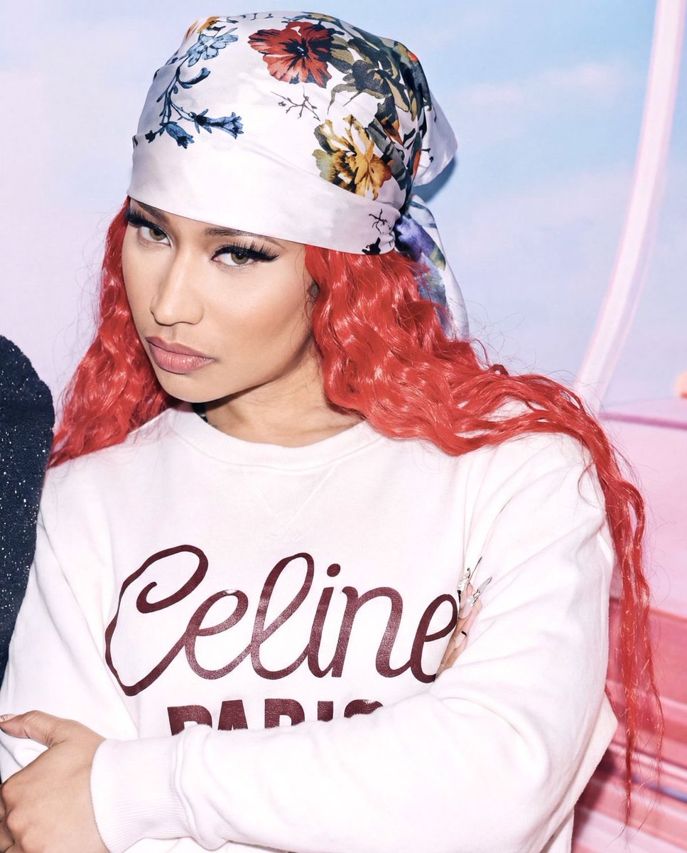Pretie_brown's tweet photo. Nicki Minaj headscarf game! https://t.co/nkRLrHGfqb