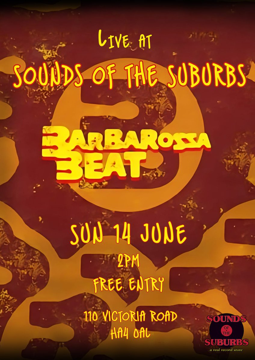 soundssuburbs's tweet photo. This Sunday 
FREE ENTRY 
#Livemusic
#instore 
#recordshop 
#recordstore
#adamandtheants
#bowwowwow
#Ruislip
@DaveBarbarossa_ 
@NewWaveAndPunk 
@GCPunkNewWave 
@adam_ants https://t.co/Q9nrWtizb2