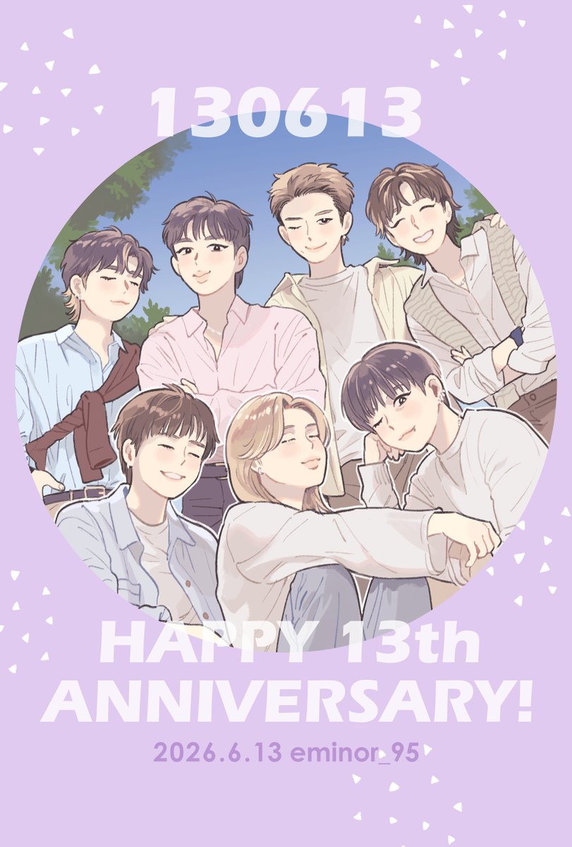 eminor_95's tweet photo. 💜🌈✨
#BTS13thAnniversary 
#2026BTSFESTA #btsfanart https://t.co/PzO9a1Dosn