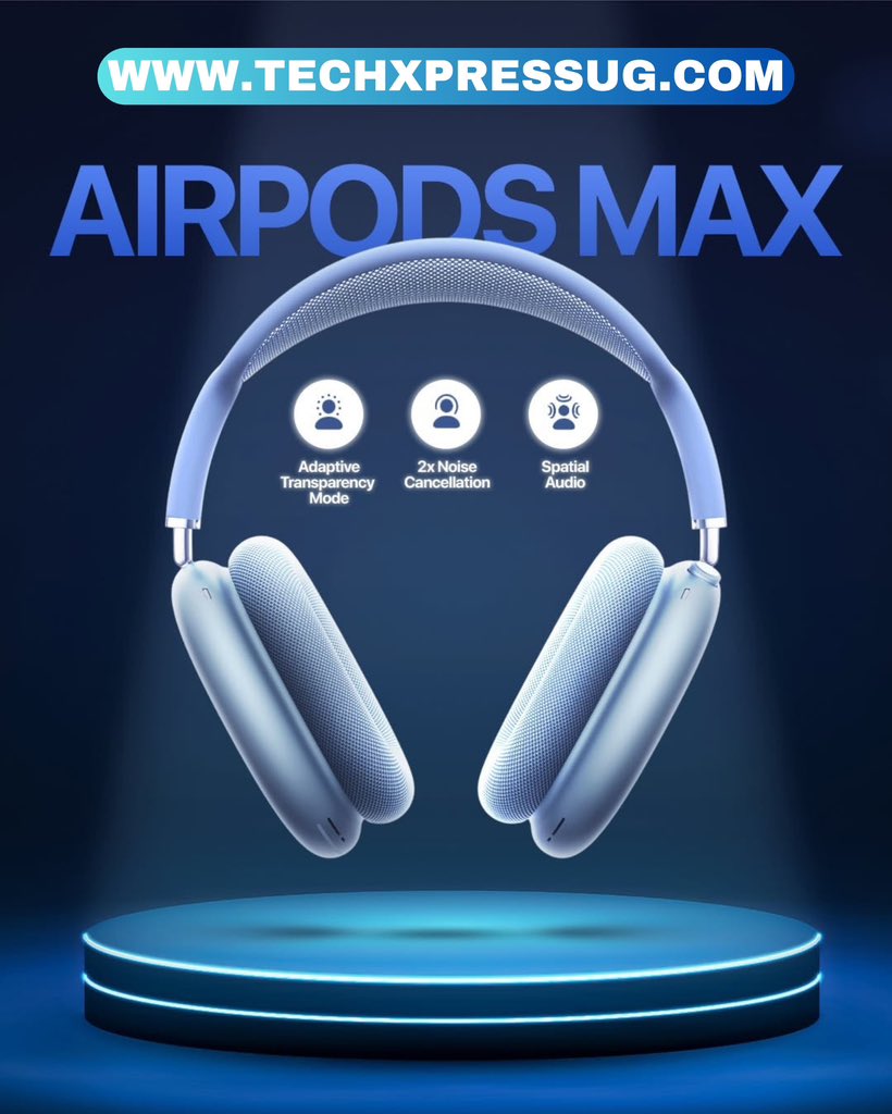 techxpress_ug's tweet photo. Apple AirPods Max “USB-C” Wireless 🛜 Bluetooth Headphones 🎧 with High Adaptive Active Noise Cancellation. (🏷️ UGX 2,200,000)

⚡ Same Day Delivery within Kampala 
🚚 Nationwide Delivery Available
📍 KooKi Tower opposite CPS along Buganda Road, Level 6, Shop No 638

🔗 https://t.co/NztJm3OGye

Contact us on WhatsApp +256 755 820602

#techxpressuganda #uganda #gadgets #smartphone #kampala